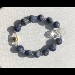 🎁Unique crystal and denim Jasper